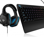 Logitech G 213 Prodigy m&auml;nguklaviatuur, RGB valgustus, programmeeritavad G-klahvid + Logitech G432 juhtmega m&auml;ngukomplektid, 7.1 Surround Sound, DTS Headphone:X 2.0