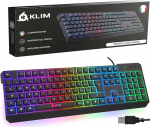 ⭐️KLIM Chroma Gaming Keyboard QWERTY ITALY Wired USB - High Performance - Uus versioon - Kromaatiline valgustus Gaming Black RGB PC PS4 Windows Mac