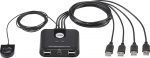 ATEN US424 - USB-perifeeriate jagamise l&uuml;liti - 4 x Hi-Speed USB - lauaarvuti(US424)