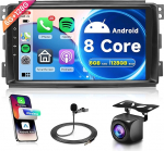 6G + 128G 8 Core Wireless Carplay Android Autoradio 2 DIN jaoks Mercedes Benz Smart Fortwo 451 2005-2010 9-tolline autoraadio Android auto navigatsiooniga GPS WiFi Mirror Link Bluetooth FM/RDS/DSP/SWC