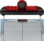 Hodozzy tagumise vaate kaamera Fiat Ducato 3/Peugeot Boxer/Citroen Jumper 2006-2017, autokaamera kolmanda piduritule jaoks, IR &ouml;&ouml;n&auml;gemine, IP67 veekindel, reguleeritava nurga, tagurdusjoonega