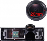 Auto &ouml;&ouml;vaatluskaamera Mini Clubman/Convertible/Countryman/Couper/R55 R57 R60 R55N R56N R57N/Cooper R50/R52/S R53/R56, 20mm HD objektiivi jaoks