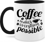 Mug 325 ml - Statement - Coffee Makes Everything Possible - 325 ml - Must - Kohvitassid Lausungid Lausungid Kohvitass Statement Mug Happy New Year Coffee Cups New Year Mug with