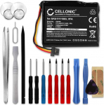 CELLONIC, aku satelliitnavigatsiooniseadme ja Tomtom Start 60, Start 60 EU, Start 60 M, Start 60 M Europe Traffic, Via 1605 (1020 mAh, 3,7 V) + t&ouml;&ouml;riistakomplekt.