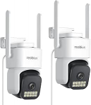 2K WiFi v&auml;livalvekaamera, 360&deg; vaade, 3MP kaamera koos 2-suunalise heliga, 2 tk, pakendis