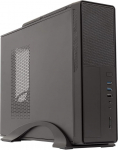 unykach Slim mATX UK 2010 + PSU 300 W Tower 300 W Black Computer Case - Arvutikarp (Tower, PC, Sgcc, ITX, Micro-ATX, Black, 0.5 mm)