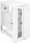 MSI MPG GUNGNIR 110R White - Premium Mid-Tower Gaming PC korpus - Karastatud klaasist k&uuml;lgpaneel - ARGB 120mm ventilaator - Vedelikjahutus toetab kuni 360mm jahutust - Valge korpus