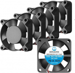 WINSINN 30mm ventilaator 24V Dual Ball Bearing DC Brushless Quiet Cooling 3010 30x10mm for 3D Printer Extruder Hotend V6 V5 CPU Arduino - 2Pin 0.1A 1.2W 9000+-5% RPM (Pack of 5Pcs)