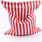 Beauty.Scouts Kinzler Bean Bag Stripes Sobib sise- ja v&auml;litingimustes kasutamiseks 140 x 180 cm istmepadi V&auml;rviline lihtne v&auml;rv Punane