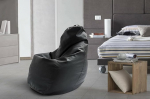 Talamo Italia - Annachiara Pouf Bean Bag Pouf Bean Bag Bean Bag Made in Italy 100% Made in Italy 70 x 70 x 110 cm must