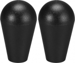 hankekaart Ellipse Ovaalne Joystick Head Rocker Ball Top Handle American Type Arcade Game DIY Parts Black Pack of 2