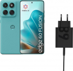 Motorola Edge 60 Fusion nutitelefon Pantone Amazonite + Motorola 68W TurboPower laadija