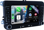 Autoradio VW Passat Golf MK5 Jetta Caddy EOS Tiguan traadita Carplay Android auto, 4G + 64G Android 13 7-tolline HD puuteekraaniga autoraadio Stereo AM/RDS/FM Bluetooth SWC GPS WiFi + tagurdav autoradio