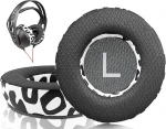 SOULWIT Mesh kangast asendusk&otilde;rvapadjad Plantronics (Poly) Rig 400 (400Pro HC, 400HS, 400HX, 400HA), k&otilde;rvapadjad Rig 500 (500E, 500HD, 500HX)/505(505HS)/515(515HD) k&otilde;rvaklappidele.