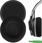 Geekria Comfort Velour asendusk&otilde;rvapadjad Sennheiser Urbanite XL k&otilde;rvaklappide k&otilde;rvapadjadele k&otilde;rvakomplektide k&otilde;rvapadjad k&otilde;rvakuppide katte remonditarvikud (must)