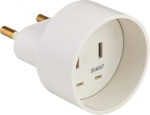 Debflex 701090 Adapter usa-fra 2P 6 A valge