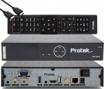 Protek X2 Twin SAT 4K - UHD HDR 2X DVB-S2 Twin Tuner, OpenATV E2 Linux vastuv&otilde;tja, Smart TV Box, YouTube, salvestusfunktsioon, kaardilugeja, meediapleier, USB 3.0, sisaldab WiFi & EasyMouse HDMI kaablit.