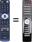 Technisat FBPVR335A/01 Digit HD8+ FBPVR335 DIGITHD8+ asenduspult Technisat FBPVR335A/01 Digit HD8+ jaoks.
