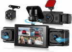 4-kanaliline Dash Cam auto 360 kraadi 4 kaameraga 1080P ees ja taga vasakule paremale