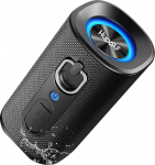 Hupoaf Bluetooth-k&otilde;lar koos valgusega, muusikakast Bluetooth 5.4, Bass Boost Box IPX7 veekaitsega, traadita stereopaaride &uuml;hendamine, v&auml;lisk&otilde;lar reisimiseks, spordiks, peoks, jalgrattas&otilde;iduks, rannaks, mustaks