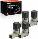 Frankberg 4x parkimisandur PDC taga 3-pin &uuml;hildub 207 CC WD 207 WA WC C4 Coupe LA C4 I LC 207 Notchback asendus # 9653849080