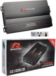 Komplekt Renegade RXA1500 RXA 1500 1 must v&otilde;imendi 5 kanalit Class A/B 4 x 100 + 1 x 350 Watt RMS 4 x 200 + 1 x 700 Watt Max 1500 Watt Max auto jaoks, 1 tk + 3 tasuta kleebist.