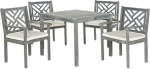 Safavieh EUP6720B Mallorca &otilde;uekomplekt - Ash Grey/Ecru (5-osaline)