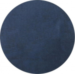 Runde Tischsetzlinge 33x33 cm, Set aus 6, beidseitig verwendbar, hitzebest&auml;ndig, fett- und wasserabweisend, aus flexiblem PVC, f&uuml;r Esszimmer, Outdoor-Dining und festliche Anl&auml;sse(navy blue)