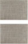 Komplekt 2 PVC lauamati, baarilaua vaip, kohvitassi vaip, kausimatt, kaitsevaip, ristk&uuml;likukujuline lauamatt (Hall, 45 x 30 cm)
