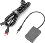 LP-E17 Dummy aku USB kaamera toiteallikas DC Coupler Asendage LP-E17 aku koos C-t&uuml;&uuml;pi vedru adapteri kaabliga Canon 200D 750D 760D M3 M5 M6 kaameratele