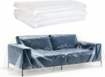 2 Pack plastist m&ouml;&ouml;blikatted hoiukott veekindel tolmukindel diivanikate ladustamiseks ja kolimiseks pikaajaliseks ladustamiseks 299,7 x 198,1 cm