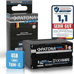 PATONA Platinium NP-F970 aku 10500 mAh asendusaku USB-C sisend PD20W &uuml;hildub Sony videokaameraga, LED-indikaatorite valgustus videovalgus, kaameramonitorid, aku NP-750 NP-F950 NPF970 NP