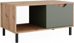 Vicco Marelle Green Artisan kohvilaud 90 x 50 cm, 1 uksega, avatud hoiukambriga t&auml;iendavaks panipaigaks