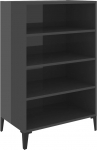 vidaXL Sideboard raamaturiiul seisev riiul k&uuml;lgkapp riiul raamaturiiul kapp Highboard kapp sahtlitega Sideboard k&otilde;rgl&auml;ikega hall 57 x 35 x 90 cm puitmaterjali