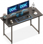 ODK laud, 120 x 48 cm arvutilaud, kontorilaud &otilde;ppet&ouml;&ouml;ks, magamistuppa, elutuppa, kontorisse, kirjutuslaud, v&auml;ike kaasaegne puidust arvutilaud, kontorilaud koju, kontorisse, must