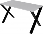 AKKE k&ouml;&ouml;gilaud s&ouml;&ouml;gilaud k&ouml;&ouml;gi s&ouml;&ouml;gitoa laua jalad metallist X kuju k&otilde;rgus 73 cm 120 x 60 cm hele tuhkhall