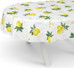 ANRO &Otilde;lilina laudlina pestav vaha laudlina Aia laudlina &Uuml;mmargune ovaalne ovaalne 240 x 140 cm l&otilde;igatud servaga Lemon