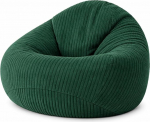 XXL n&ouml;&ouml;rist Bean Bag EPS helmedega t&auml;itmine, ergonoomiline Bean Bag tool t&auml;iskasvanutele ja lastele, pehme, m&otilde;&otilde;tmete stabiilne ja lihtne hooldus, Indoor Lounge Bean Bag (tumeroheline, XXL)