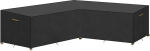 VANSHEIM Cover Garden Furniture L-kujuline kaitsev kate Lounge m&ouml;&ouml;blile Veekindel L-kujuline pintsak &otilde;ue nurgas diivanile Corner Lounge Set Cover Windproof for Garden Lounge 270 x 270 x 90/80 cm