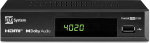 Tele System 2024 TS4020 PRO digitaalne maapealne ja satelliidi dekooder, DVB-T/T2 ja DVB-S/S2 HEVC HD HDR10 HLG, &uuml;ks kaugjuhtimispult