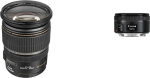 Canon EF-S 17-55 mm F2.8 is USM Lens (77 mm Filter Thread) Black & EF 50 mm F1.8 STM Lens (58 mm Filter Thread) Black
