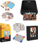 KODAK Step fotoprinter, juhtmevaba, kaasaskantav, Zink-tehnoloogia ja tasuta rakendusega, iOS ja Android, must, kingituspakendis, 5 x 7,5 cm