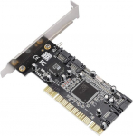4-pordiline PCI SATA Raid kontroller, 1.5Gbps SATA kontroller RAID kontroller kaart, PCI kuni 4 SATA portide sisemine laienduskort, mis toetab madala profiiliga klambrit 4 k&otilde;vakettaid