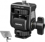 NEEWER Field Monitor Mount koos Cold Shoe 360&deg; Swivel 180&deg; Tilting Twist-proof Screw &Uuml;hildub Atomos Ninja 5-tollise ja 7-tollise kaameramonitoriga, mis on &uuml;hilduv SmallRig kaamerapuuriga MA019