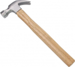 H&auml;mmer, Klauenhammer, Hammer mit geradem Schwanz, Klauenhammer for Bauarbeiten, Holzarbeiten, Heimwerkerarbeiten, 10 oz/16 oz/24 oz, mit Holzgriff, 16 oz(24oz)