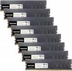 DDR4 RAM: GIGASTONE 128GB Kit (8x16GB) DDR4 2666MHz (2400MHz v&otilde;i 2133MHz) PC4-21300(PC4-19200/17000) CL19 1.2V UDIMM 288Pin Non-ECC Unbuffered PC Desktop Performance Memory m&auml;lu uuendamine
