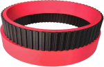Gummif&ouml;rderband T10 Zahnriemen Umfang 600mm-650mm Synchronriemen Verdickung Vertikale Verpackungsmaschine Filmziehen Industrie Rubber Antriebsriemen(T10-630mm,35mm)
