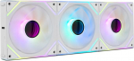 NOX XTREME PRODUCTS HUMMER PRO LINK - 3 magnetilise 120mm ARGB ventilaatori komplekt PWM, traadita &uuml;hendus, Infinity Mirror valgustus, vaikne ja v&otilde;imas jahutus m&auml;nguriarvutite jaoks, valge