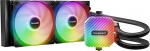ole vait! Light Loop 240 mm must vesijahutus &uuml;letaktimisele, 2x Light Wings LX 120 mm PWM kiire ventilaator, stiilne ARGB jahutusplokk koos PWM-keskusega, muljetavaldavalt k&otilde;rge jahutusv&otilde;imsus