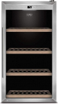 CASO WineSafe 75 Design Wine Fridge for up to 75 Bottles (up to 310 mm Height), a Temperature Zone 5-20&deg;C for Red Wine or White Wine, Drinks Fridge